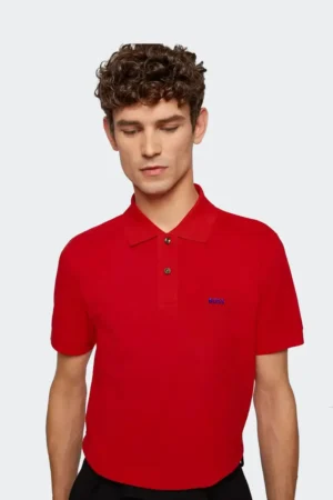 Boss Polo Shirt- Red