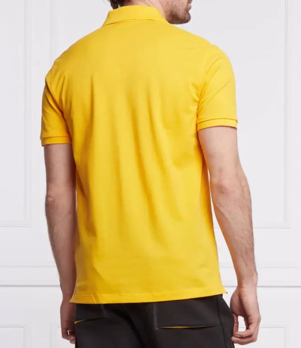 Boss Golden Rod Cotton Polo Shirt- Yellow