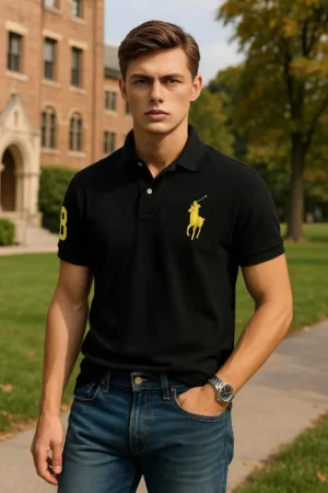 GIORDANO POLO SHIRT-BLACK