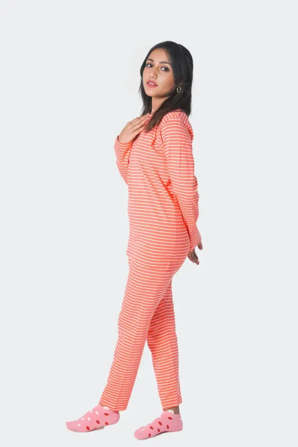 Stripe Pyjama Pant-Pink