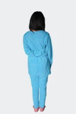 Stripe Pyjama Pant-Ice Blue