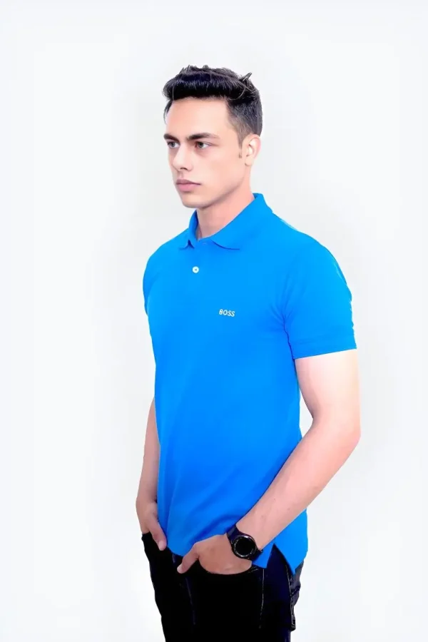 Boss Polo Shirt- Blue