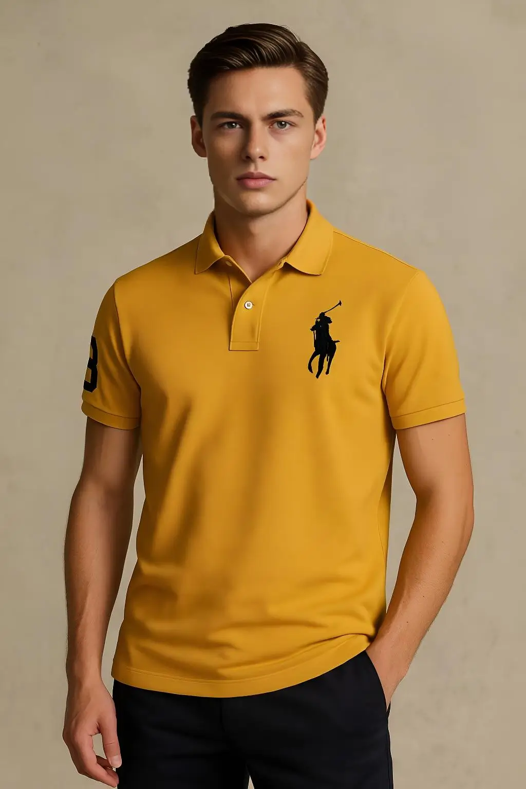 GIORDANO POLO SHIRT-YELLOW