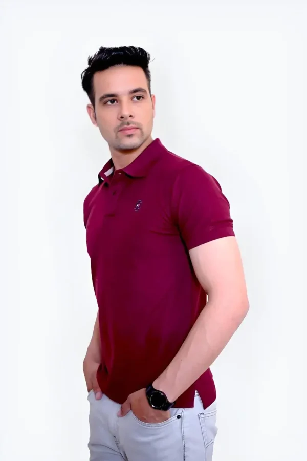 Tommy Hilfiger Polo Shirt- Maroon