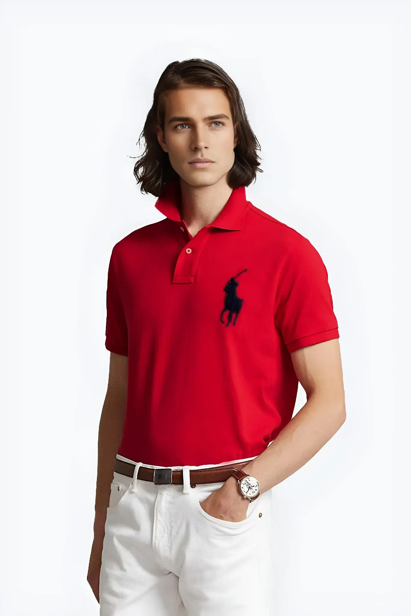 Giordano Polo Shirt-Red