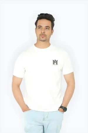 AMIRI logo-print Cotton T-Shirt - White