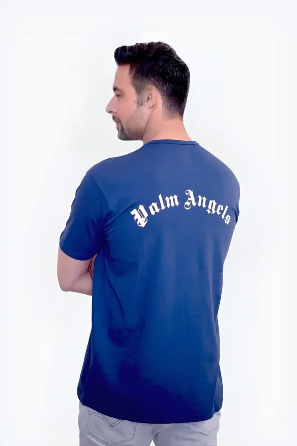 Palm Tree T-Shirt- Navy Blue