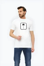 Palm Tree T-Shirt-White