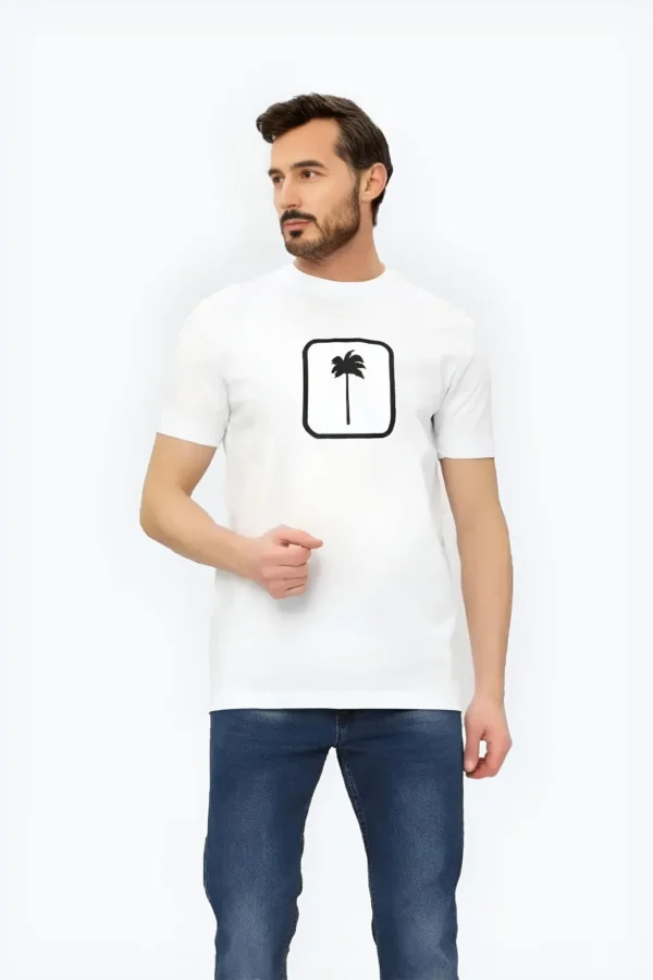 Palm Tree T-Shirt-White