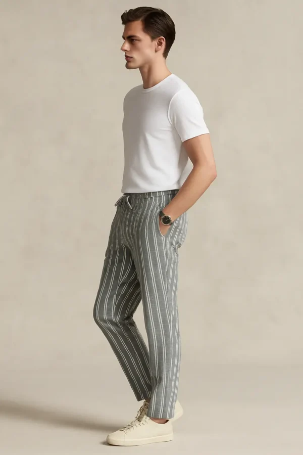 Men's Cotton Trouser- Light Grey