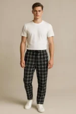 Men's Cotton Trouser- Black