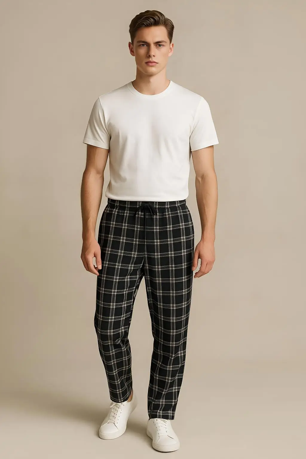 Men's Cotton Trouser- Black