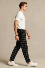 Men's Cotton Trouser- Black