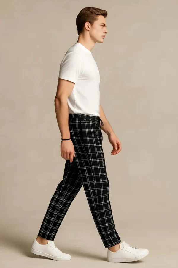 Men's Cotton Trouser- Black